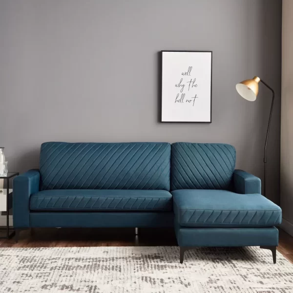 Joy 3-Seater Fabric Reversible Corner Sofa